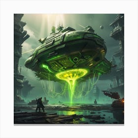 Alien terrorform Canvas Print