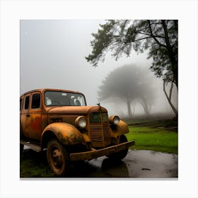 Old Rusty Car 1 Canvas Print