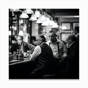 Men At The Bar 1 Canvas Print