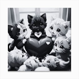 Cute Kittens 7 Canvas Print