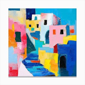 Abstract Travel Collection Algeria 6 Canvas Print