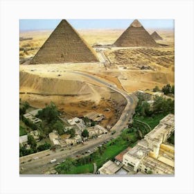 Pyramids Of Giza 3 Canvas Print