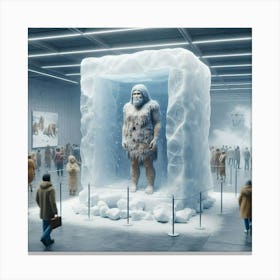 Ice Man 1 Canvas Print