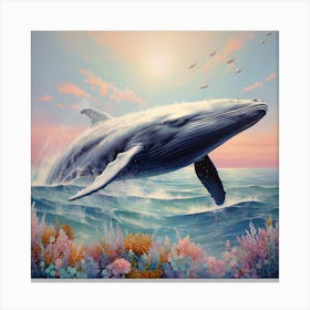 Whales Canvas Print