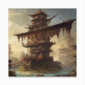 Chinese Pagoda Canvas Print