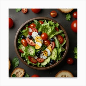  Unique Design Pictures Of Salad 2 Canvas Print