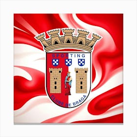 S.C. Braga Logo Wall Art 15 Canvas Print