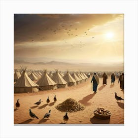 Israel In The Desert Canvas Print