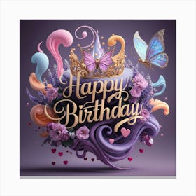 Happy Birthday Canvas Print