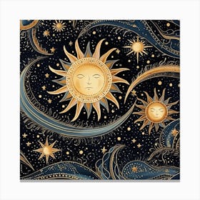 Starry Night 17 Canvas Print