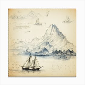 探検の航海 Voyage Of Exploration (III) Canvas Print