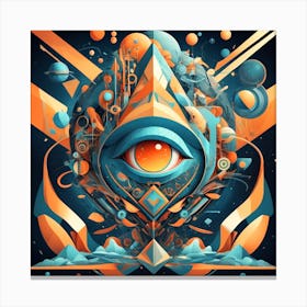 All Seeing Eye Canvas Print