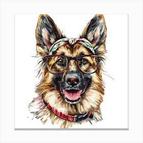 German Shepherd Dog 12 Canvas Print