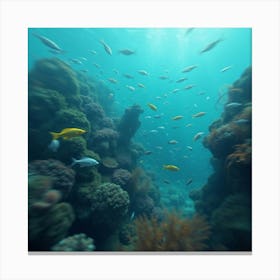 Underwater Coral Reef 2 Canvas Print