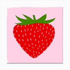 Cute Strawberry Canvas Print