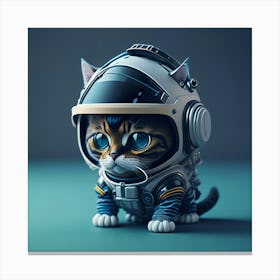 Cat Astronaut (32) Canvas Print