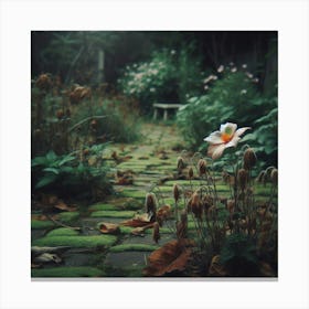 Flower In The Garden Canvas Print