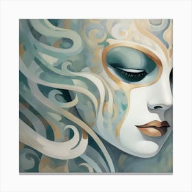 Behind The Mask Canvas Print