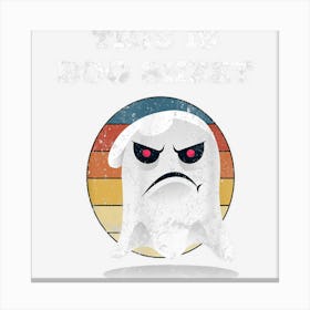 This Is Boo Sheet Ghost Halloween Costume For Men Women Canvas Print