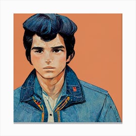 Dylan Square Canvas Print
