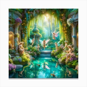 Fairy Garden 4 Canvas Print