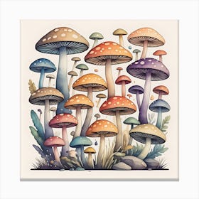 Fairyland Fungi 1 Canvas Print