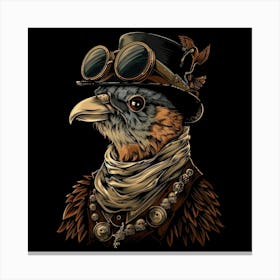 Steampunk Bird 9 Canvas Print