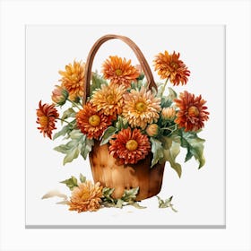 Chrysanthemums Canvas Print