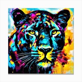 Jaguar Black Cat - Jaguar Love Canvas Print
