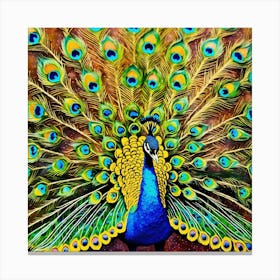 Pride of peacocks 2 Canvas Print