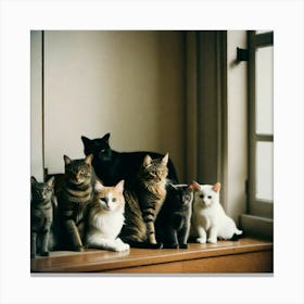 Cats meow Canvas Print