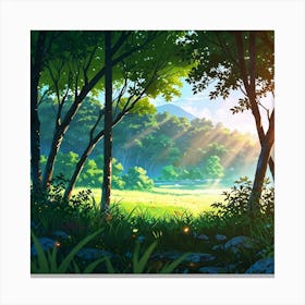 Forest Landscape Canvas Print