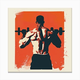 Back Squat 1 Canvas Print