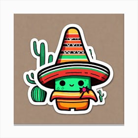 Mexican Cactus 27 Canvas Print