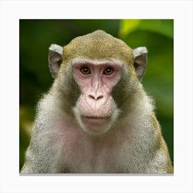 Monkey In The Forest 1 Canvas Print