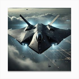 Eclipse Fighter Converted Canvas Print