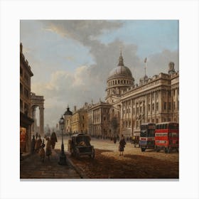 St Paul'S Square Canvas Print