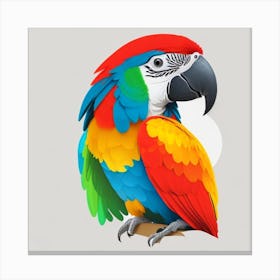 Colorful Parrot Canvas Print