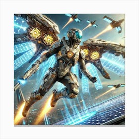 Helios Guardian Converted Canvas Print