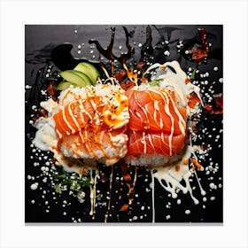 Sushi And Sashimi 1 Canvas Print