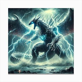 Storm Kaiju Canvas Print