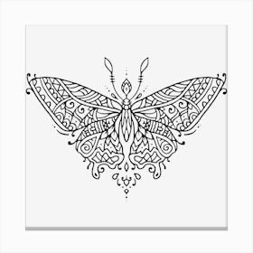 Butterfly Mandala 05 Canvas Print