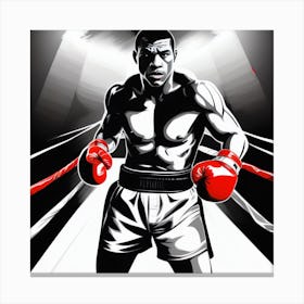 Boxer - Boxer Stock Videos & Royalty-Free Footage Canvas Print