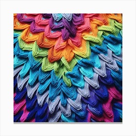 Crocheted Afghan Canvas Print