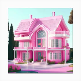 Barbie Dream House (34) Canvas Print