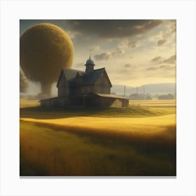 Hay Bales 2 Canvas Print