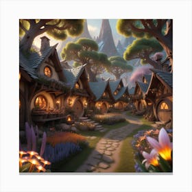 Hobbit Village Canvas Print