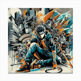 Ninja Ninja Canvas Print
