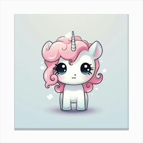 Cute Unicorn 344 Canvas Print