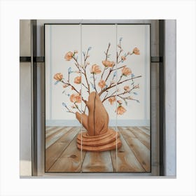 'Peony Tree' Canvas Print